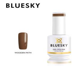 Bluesky Wooden Path